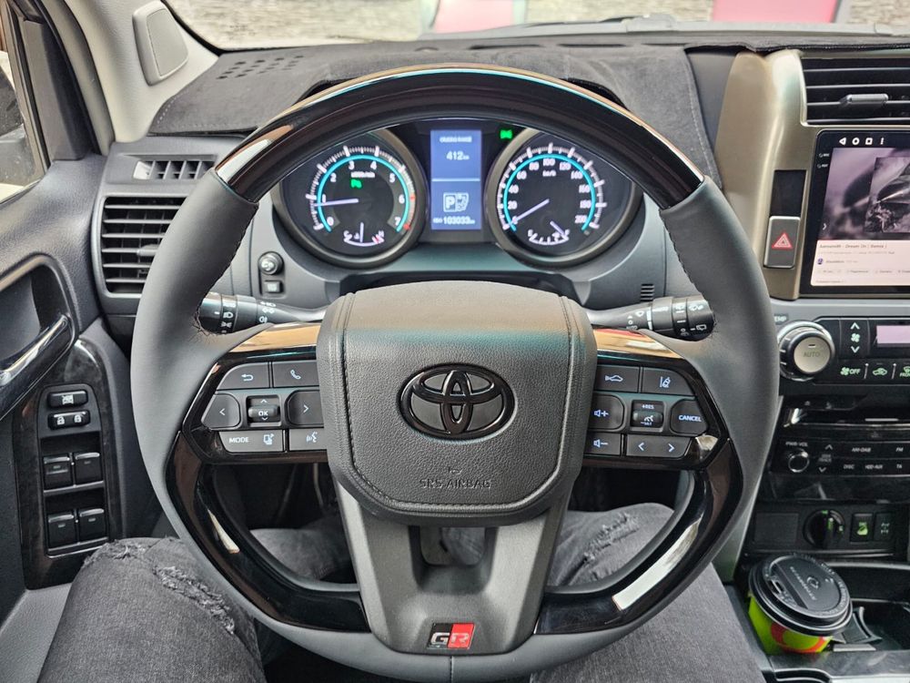 Руль с монитором на Prado 120