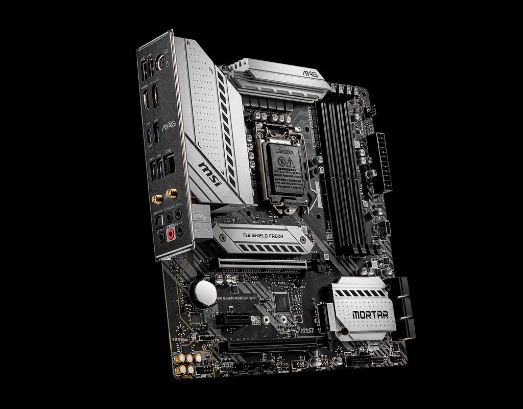 Продам комплект i3 10100f/MSI b460m mortar silver wifi/ две плашки ОЗУ