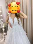 Свадебное платье Emilia Sposa со светоотражающим эффектом