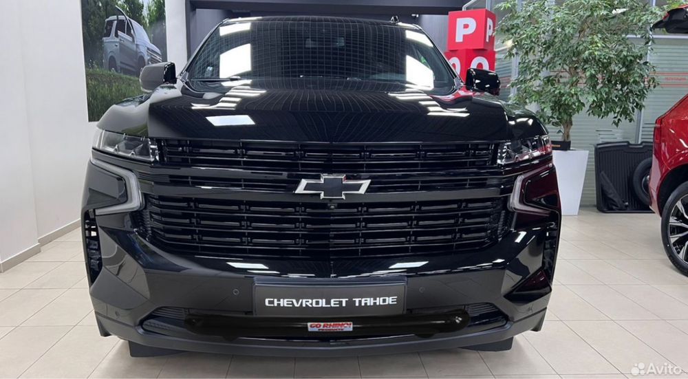 Защита бампера на Chevrolet Tahoe 2014+