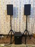 Музыкальная аппаратура, HK audio, сабвуфер+ 2 шт колонки