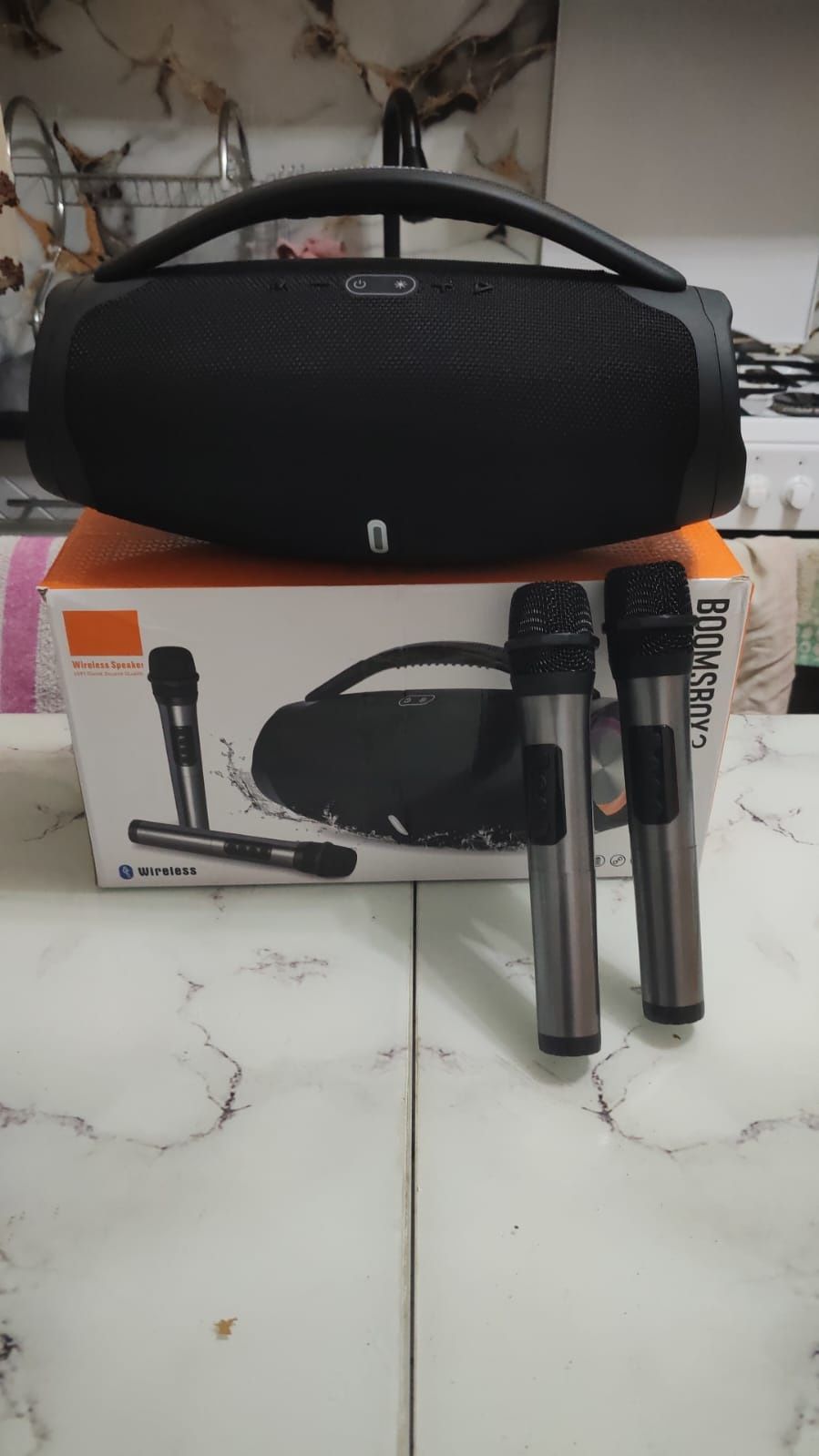Портативная колонка Boomsbox3 с микрофонами