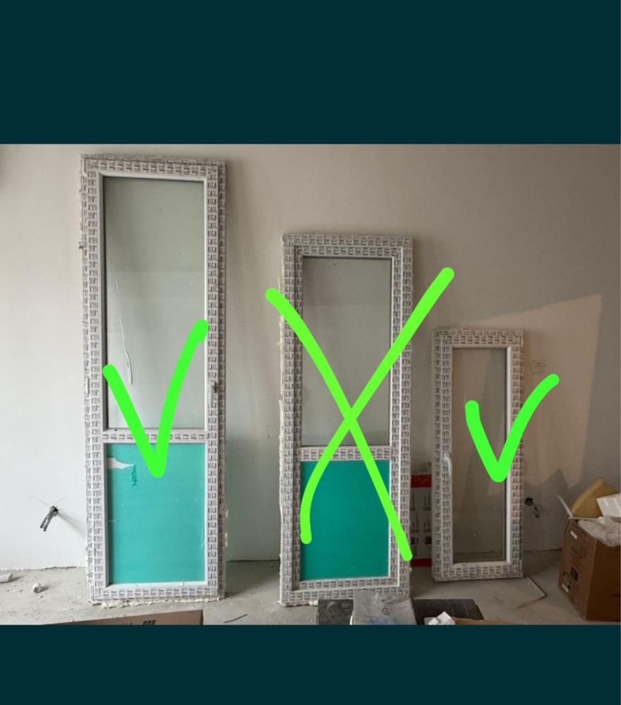 Пластиковые Двери и окно, Новые продам
