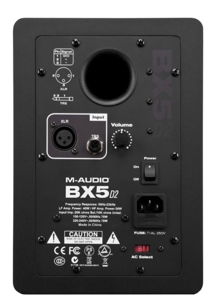 M audio bx5  d 2 черныйАкустическая система