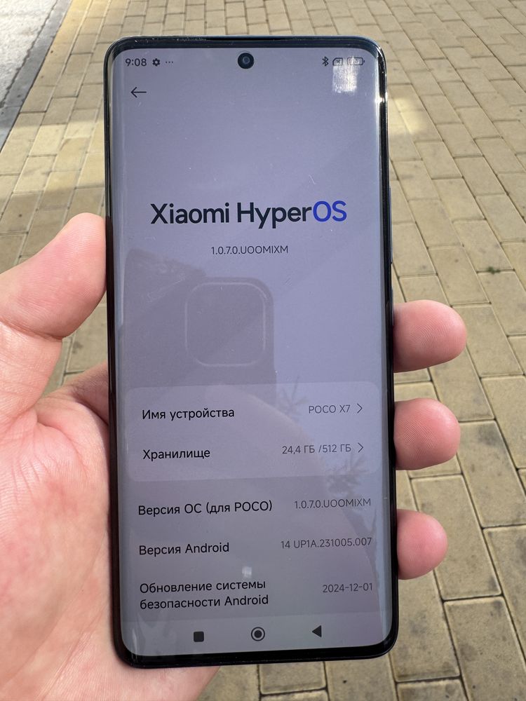 Продам Poco X7 12/512гб (Новый почти)