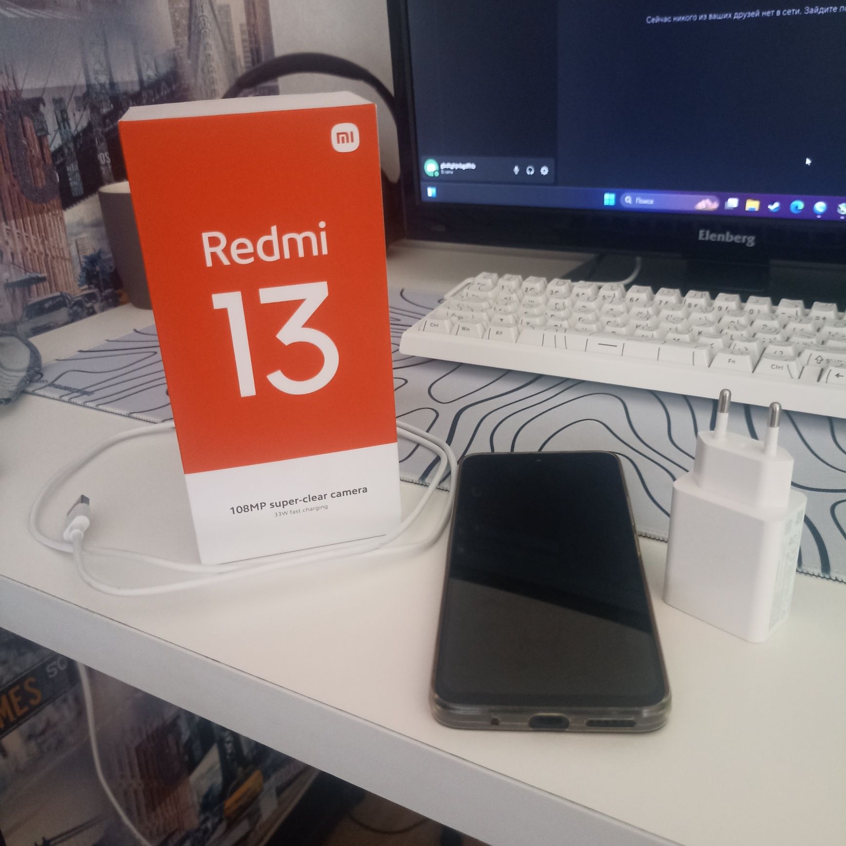 Продам новый Redmi 13 на запчасти, не выходит из Recovery