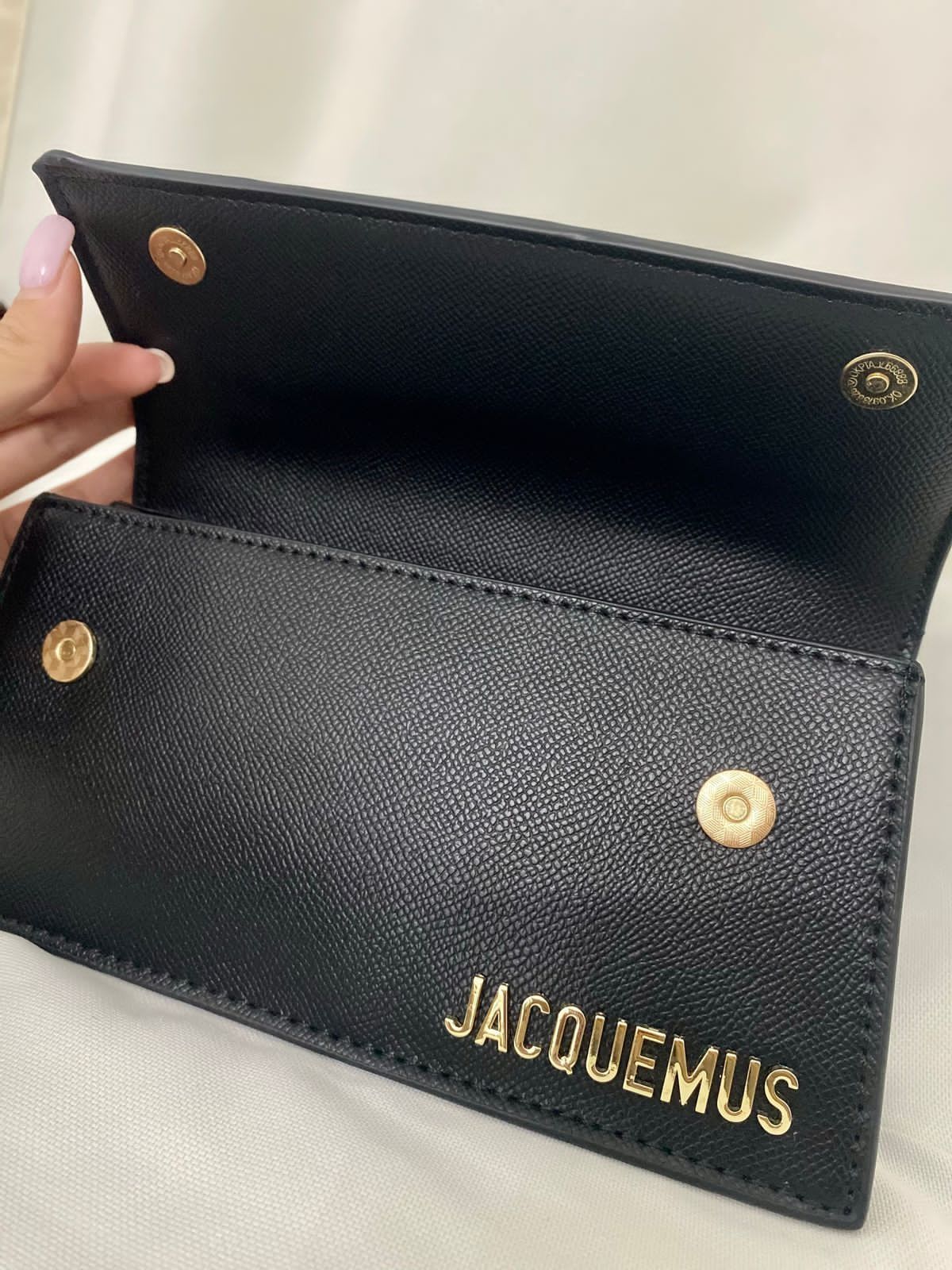 Сумка новая Jacquemus черный голубой