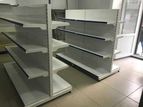 Металлические островные полки ветрины стелажи торговые для магазина