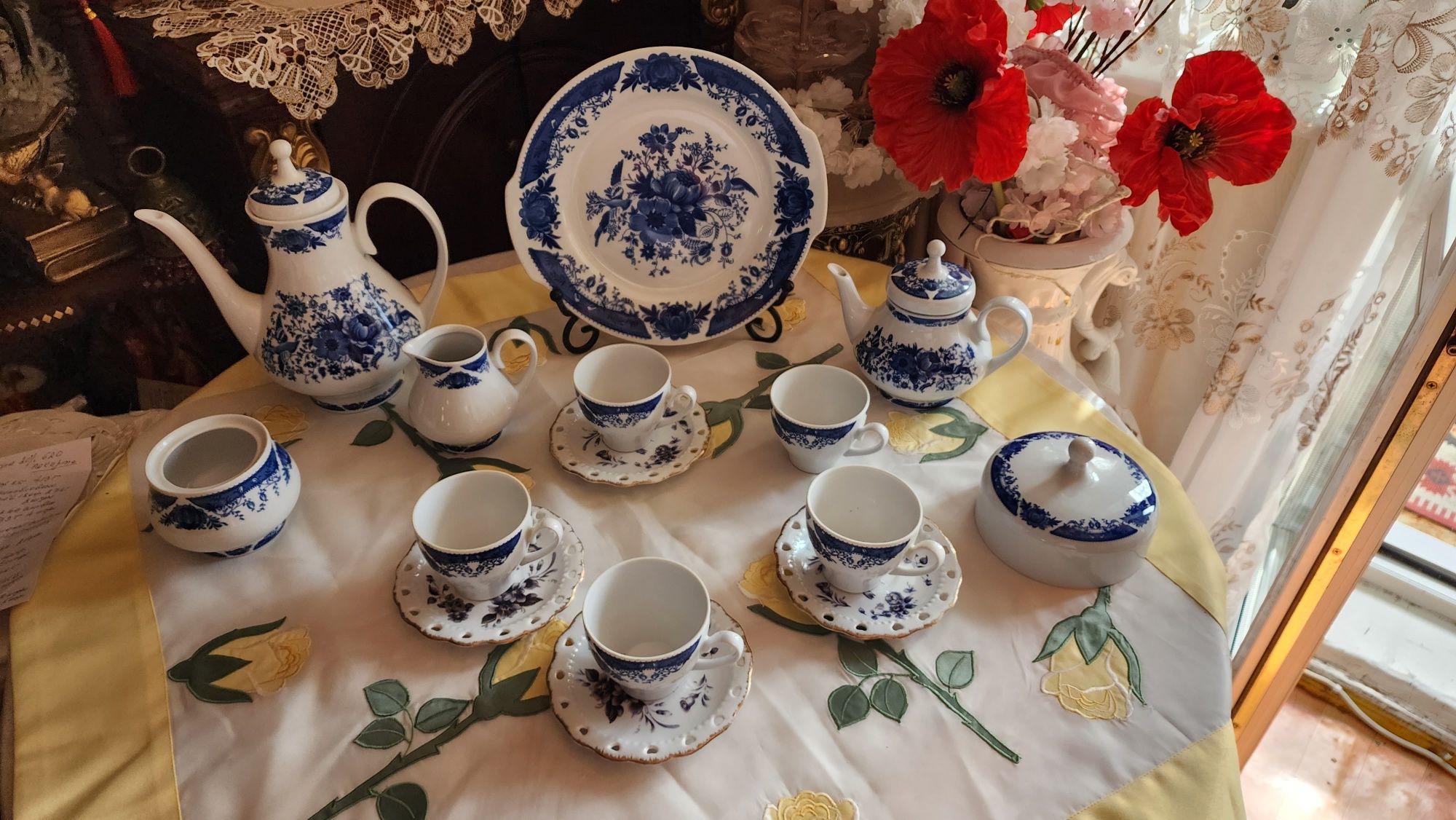 Чайный сервис ГДР Кахла