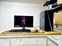 Игровой ПК с монитором мышью и комплектом