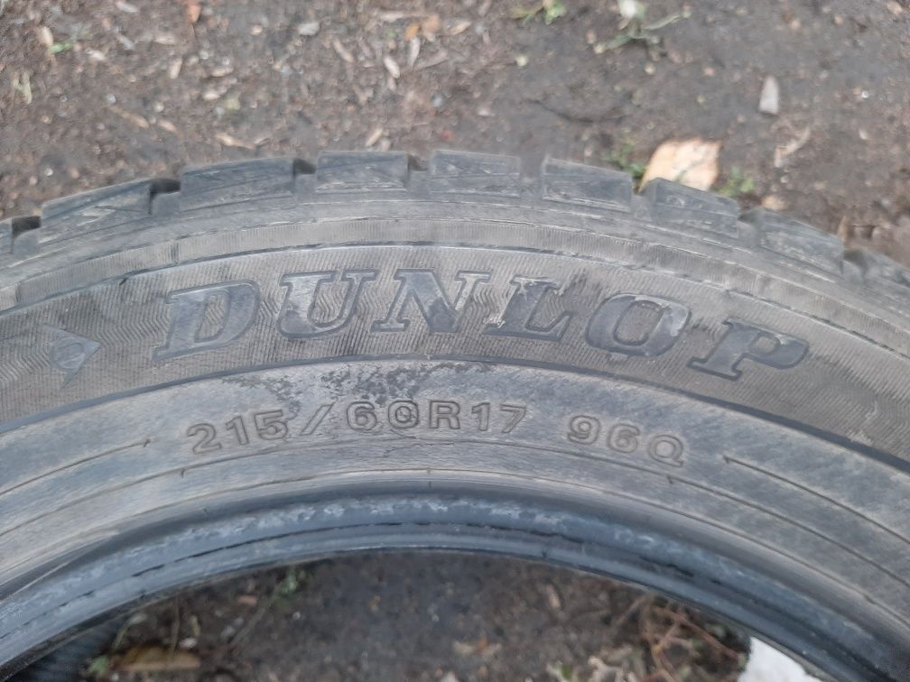 Продаю зимнюю резину 215×60×17, DUNLOP