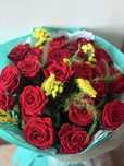 цветы свежие сегодня кулена, 21 штук роз