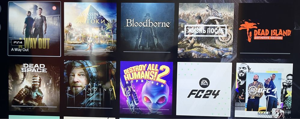 30-50 игр. PS 5 FIFA 25 UFC 5 PLAY STATION 5 аренда прокат sony
