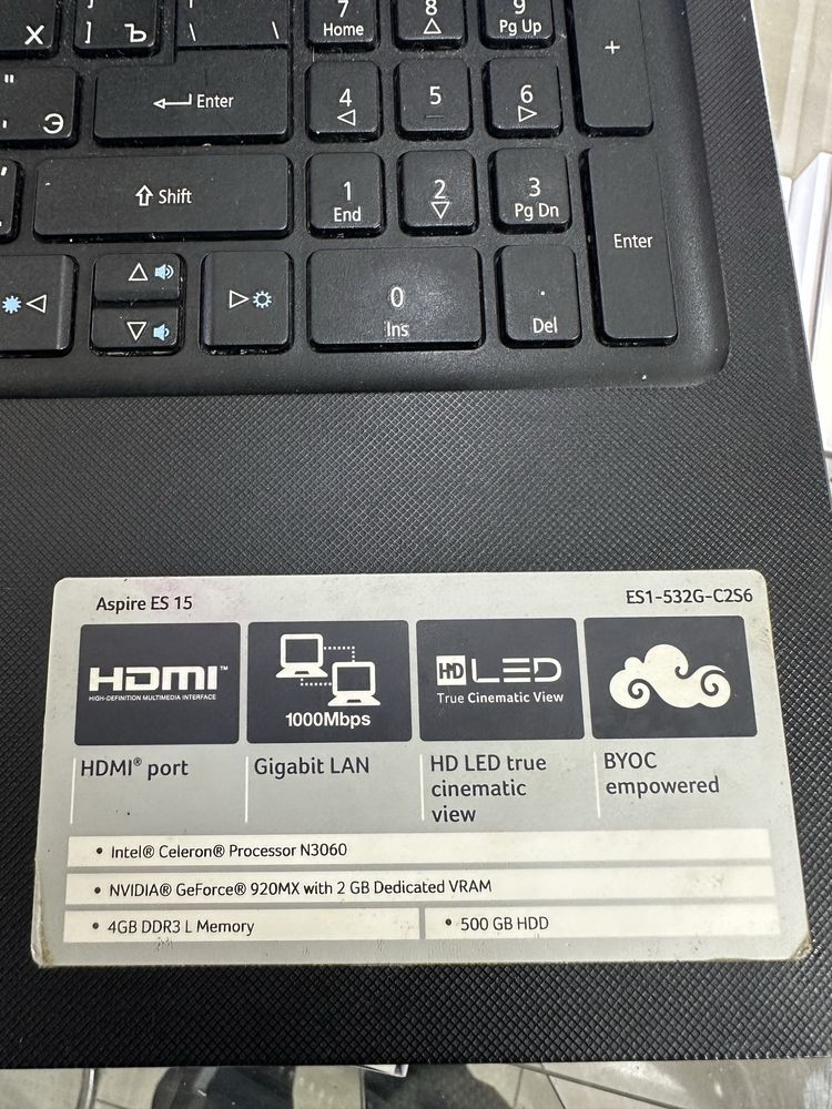 Acer intel Geforce