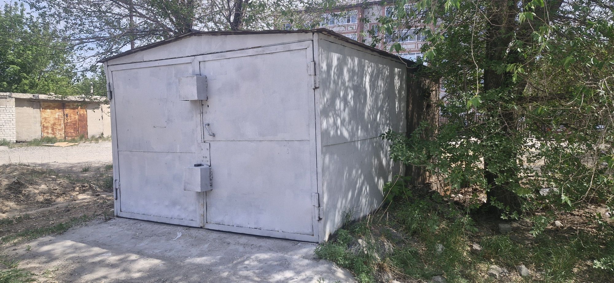 Металлический гараж, размер 5×3
