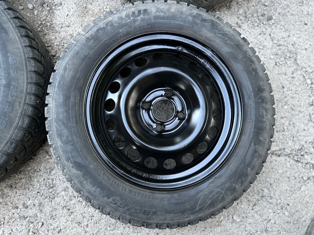 Диски R15 4x100 с зимней резиной Pirelli