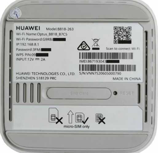 Huawei B818, LTE 4G CAT19, роутер с wifi 2,4/5GHz и до 1600Mbps в сети