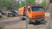 Камаз вывоз мусора песок крупный-мелки грунт дресва щебень отсев черна