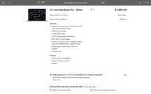 Mac Book Pro 14” (M3 Pro) - Silver