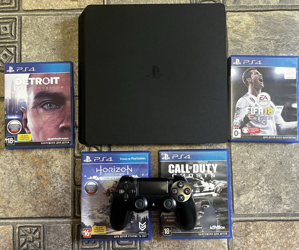 Sony PlayStation 4 Slim на 1 ТВ.