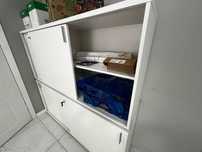 Шкаф купе 163х400х750 с замком белый