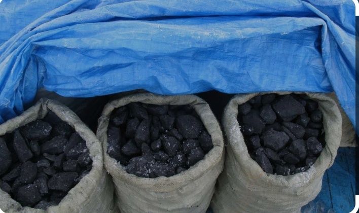 Уголь мешками от 500 тенге до 1500