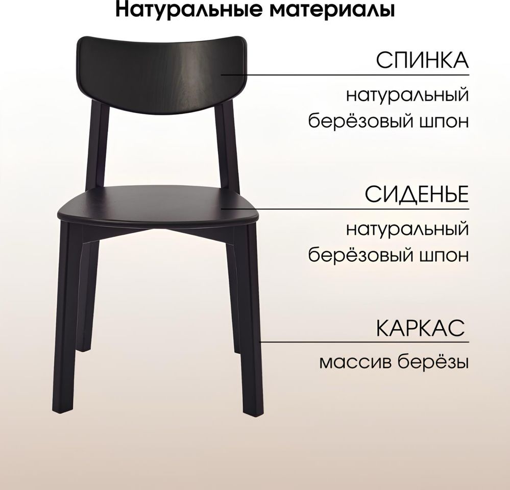 Стулья и столы черные Оптом/ В розницу