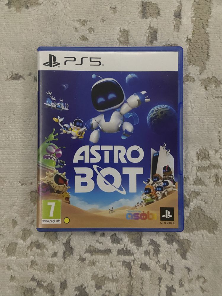 Игры диск для ps5 Astro bot,Человек паук 2