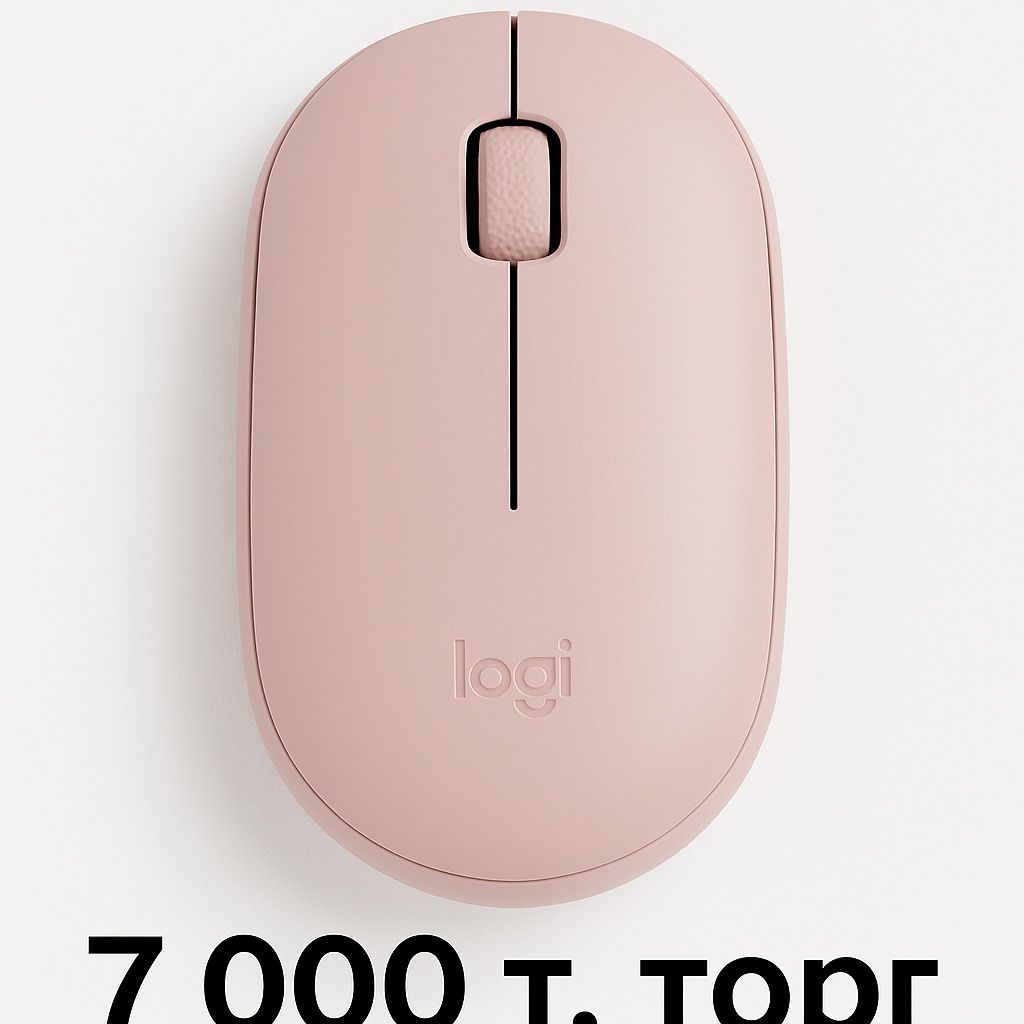 Logitech Pebble M350(розовая) — беспроводная мышь (срочно!)