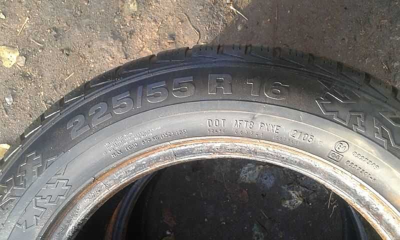 Шины 225/55 R16 - "Continental ContiWinterContact TS810", всесезонные.