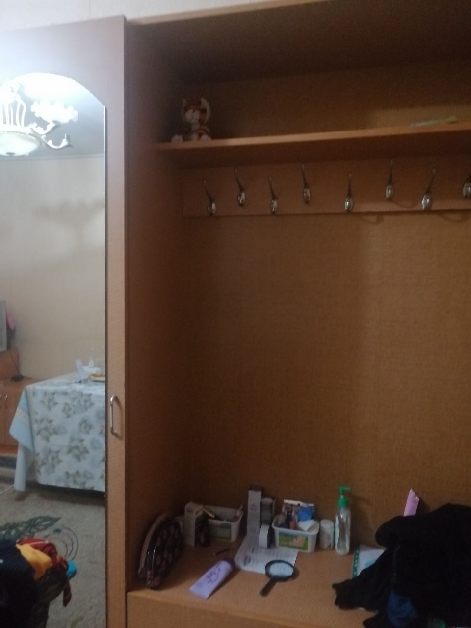 прихожка.  шкаф. с зеркалом