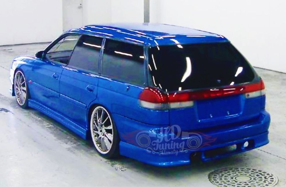 Губа V1 на задний бампер Subaru Legacy BG