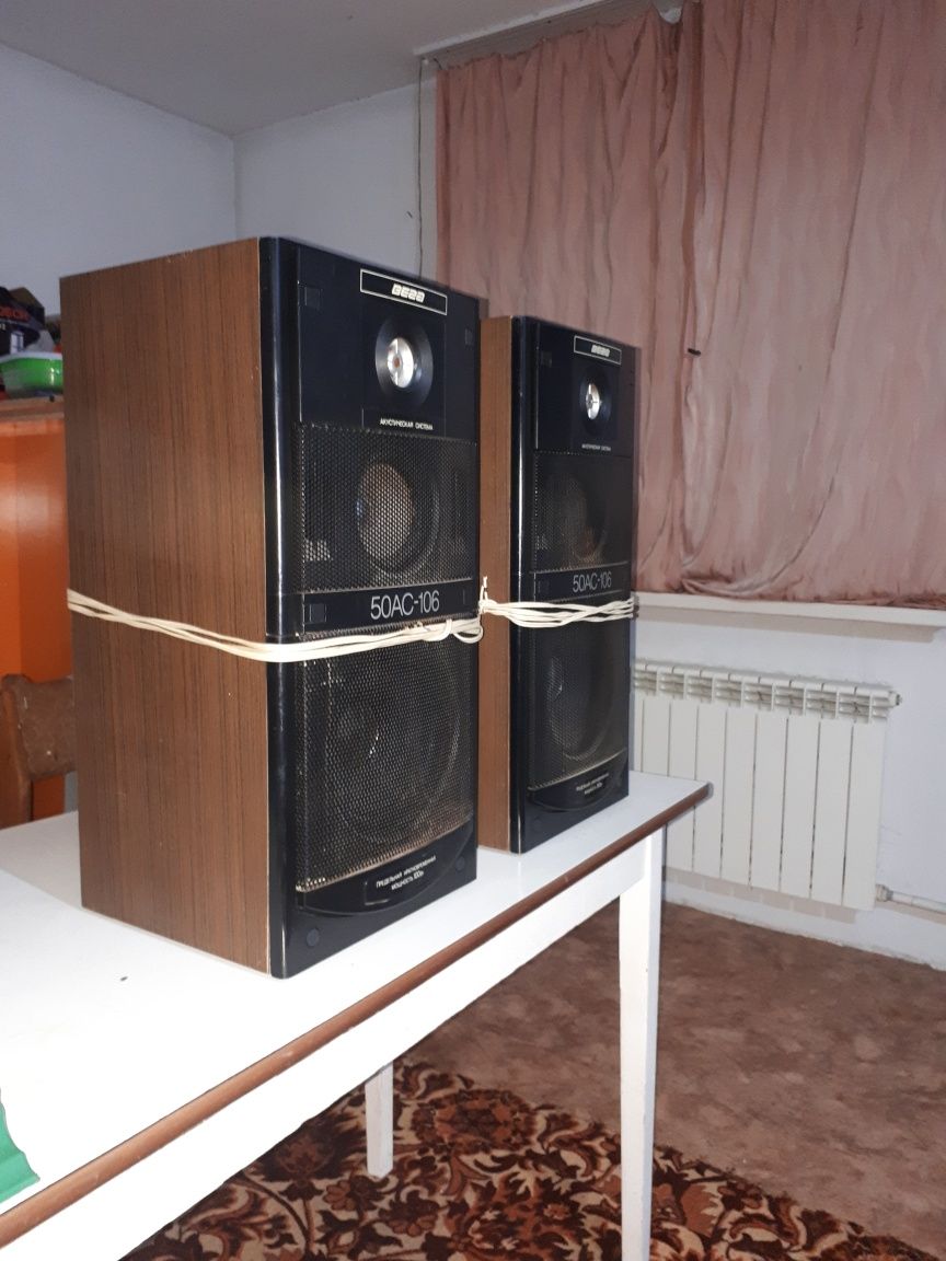 Калонки Акустические Советские Вега 50АС-106 в Идиальном Состояние