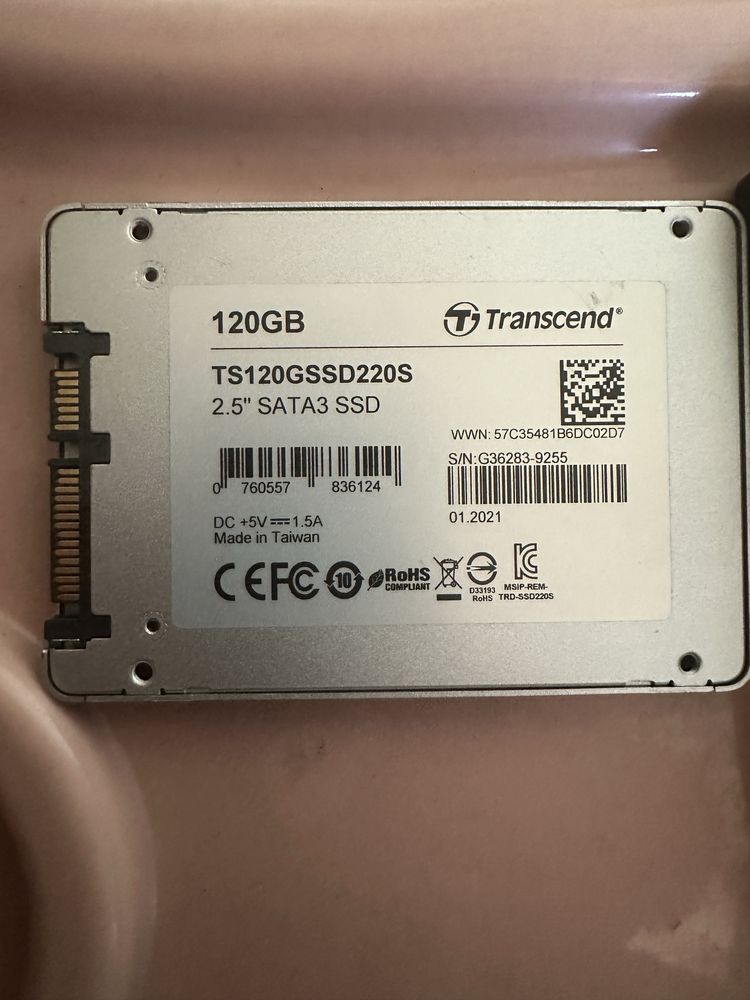 Жесткие диски HDD и SSD