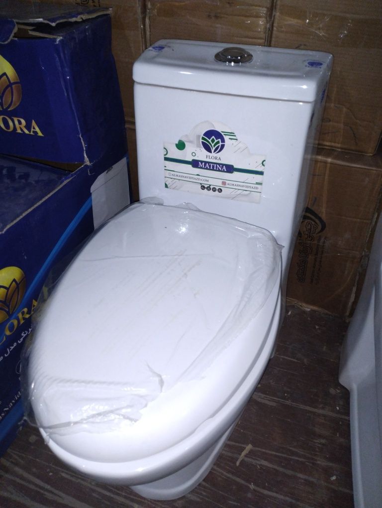 Унитаз туалет литой
