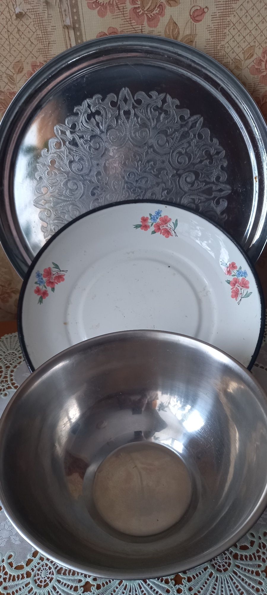 Чайный сервиз чашки и блюдцы  , 6 чашек, разная посуда салатницы Дымка