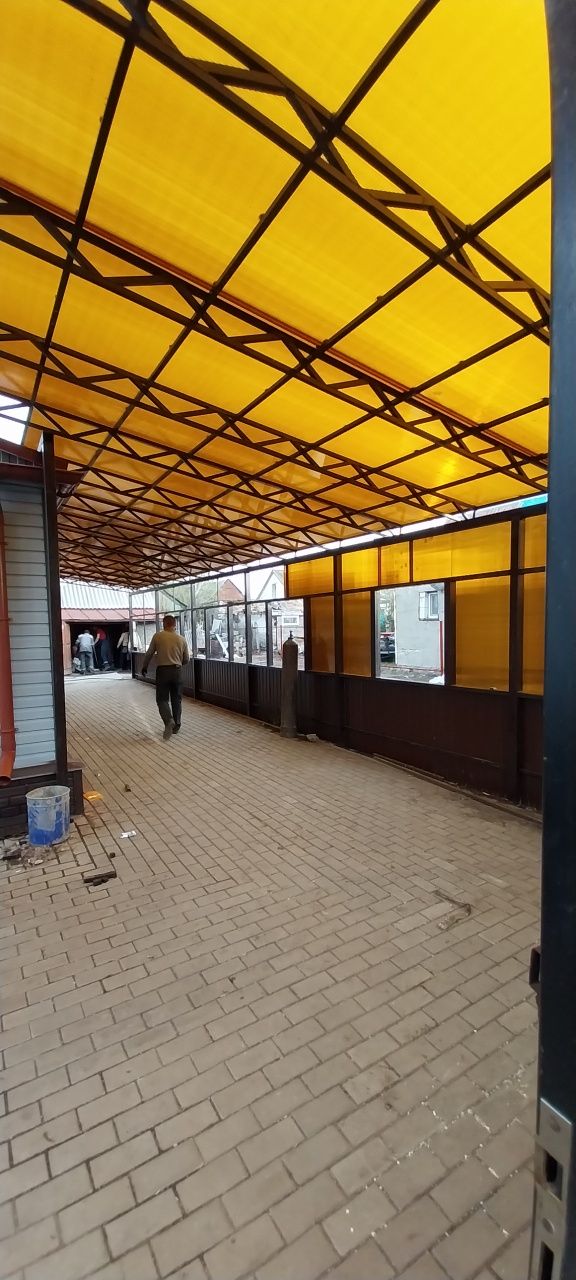 Изготовление навесов, крытых дворов, козырьков. г. Темиртау.