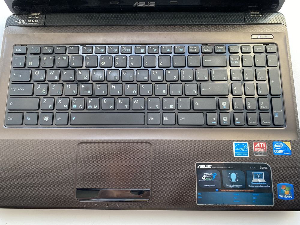 Ноутбук Asus k52je на запчасти