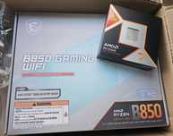 Ryzen 9 9900x3d/9800x3d, MSI B850, DDR5 32gb, SSD Samsung