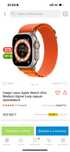 Смарт-часы Apple Watch Ultra Medium Alpine Loop серый- оранжевый