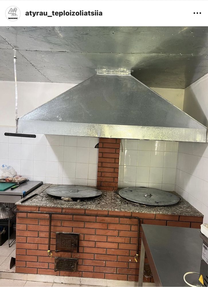 Вентиляция жестяной работа,теплойзоляция.