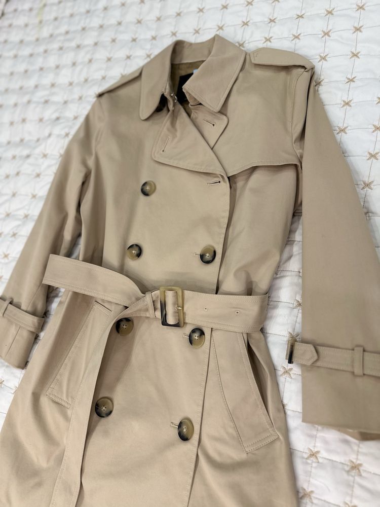Тренч Massimo Dutti (46р/М) после химчистки. В носке был лишь 1 сезон.