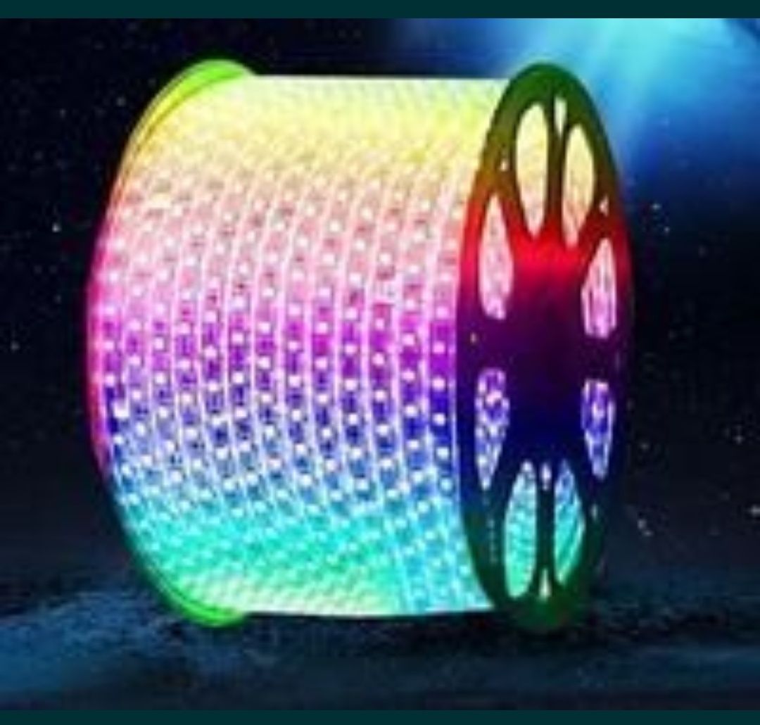Цветная светодиодная лента ржб RGB лэд