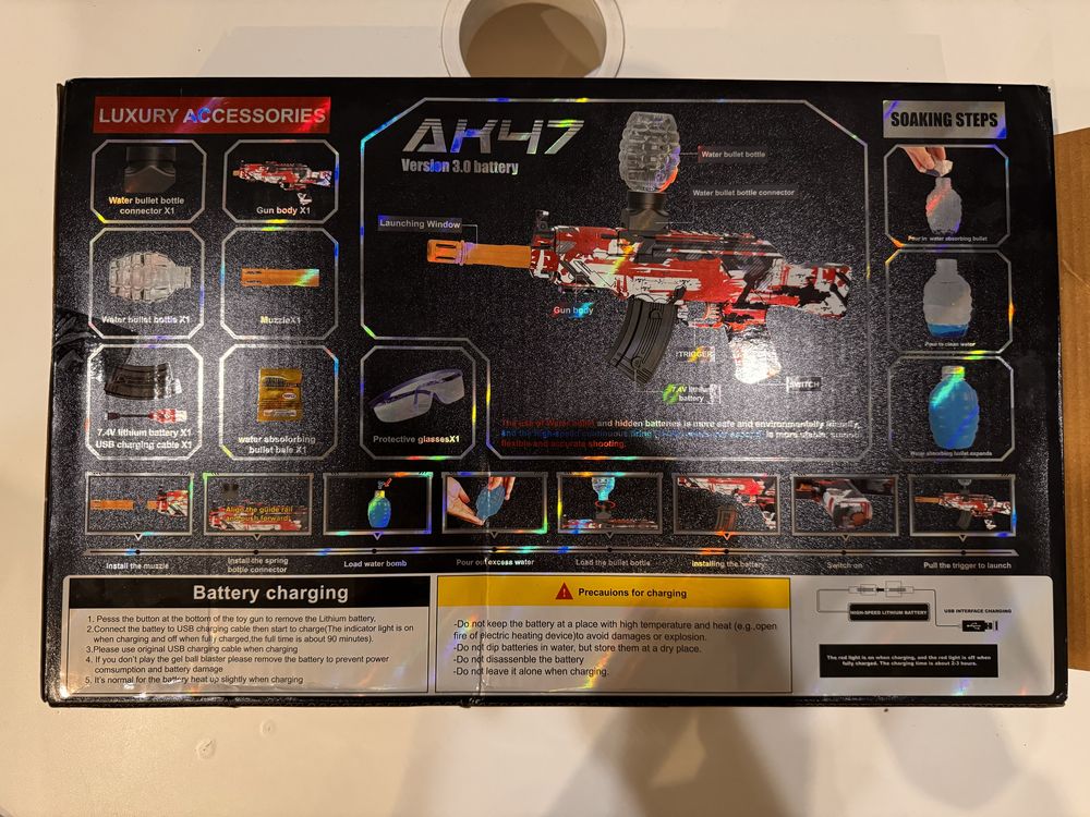 Автомат с орбизами ак47(Орбизган/Orbizgun)ЭКСКЛЮЗИВ