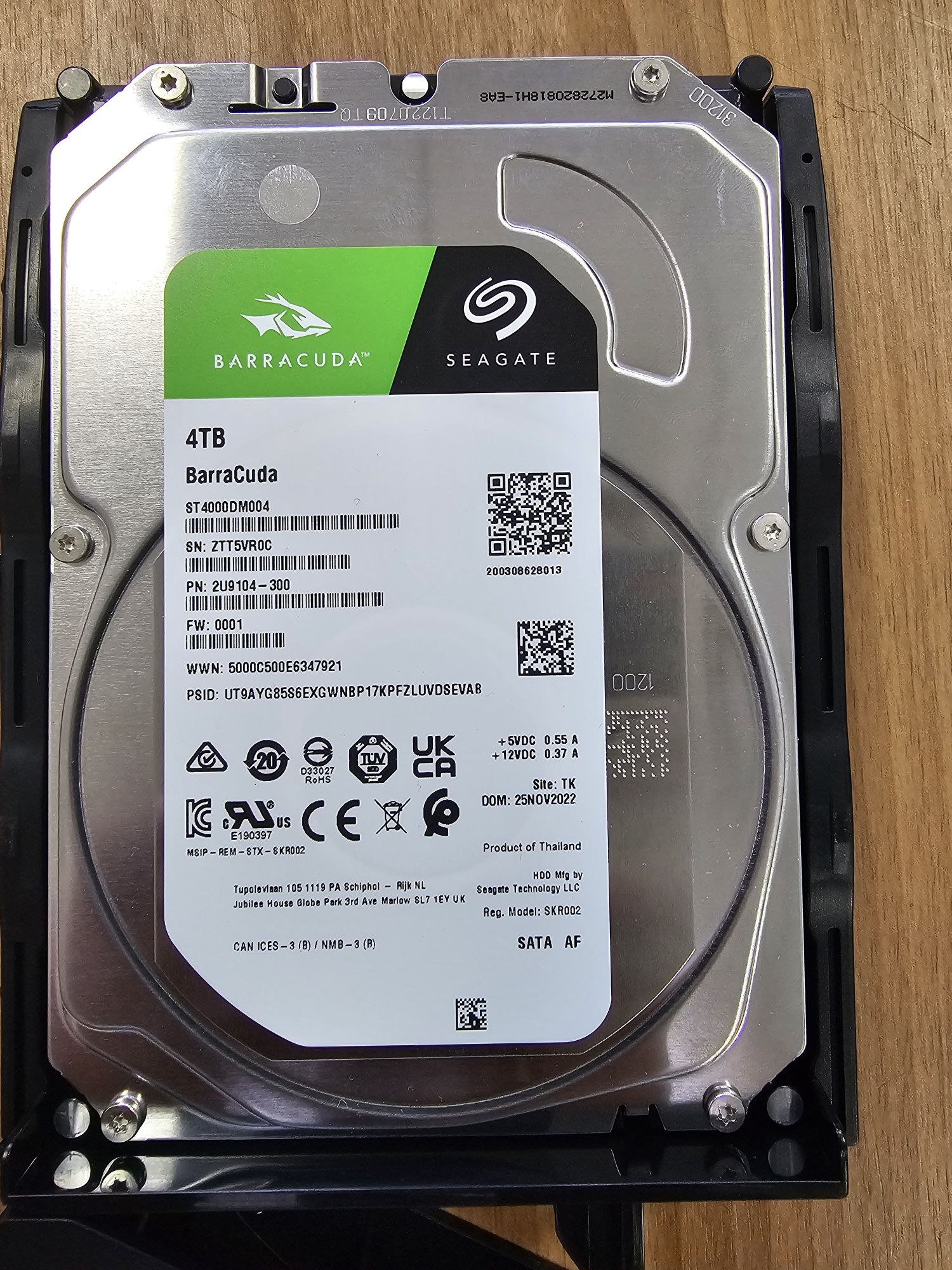 Synology DiskStation DS723+ 4GB RAM  +4TB + 8TB
