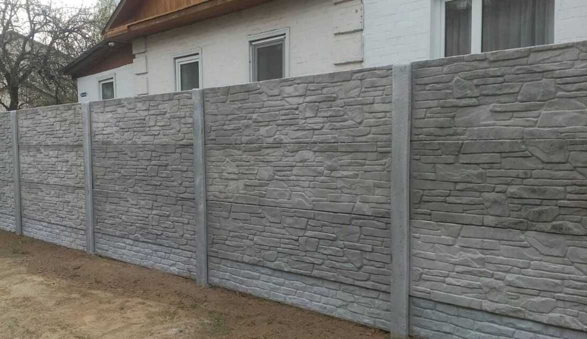 ворота, шлакоблок, ограда, забор, коршау Еврозабор с установкой