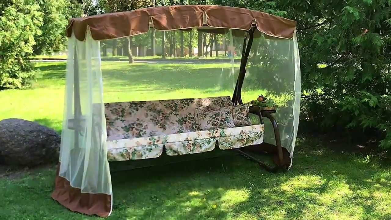 Качели садовые 208х123х146см Раскладываются Беларусь