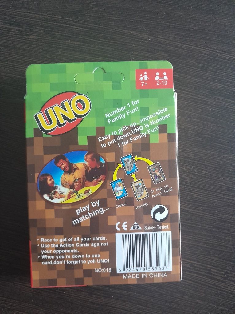 Карты Уно Minecraft