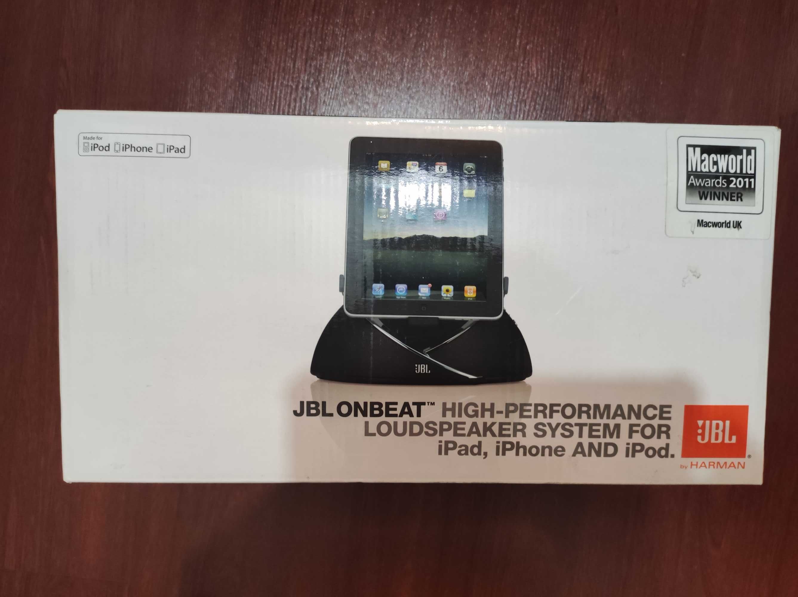 Беспроводная док-станция JBL ONBEAT для iIPAD/IPOD/IPHONE