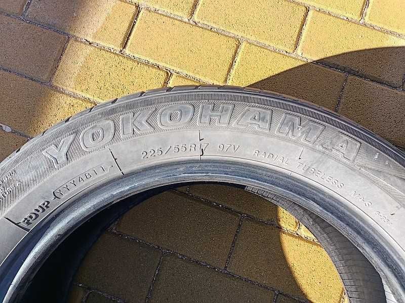 Шины 225/55 R17 - "Yokohama Geolandar G95" (Япония), летние.